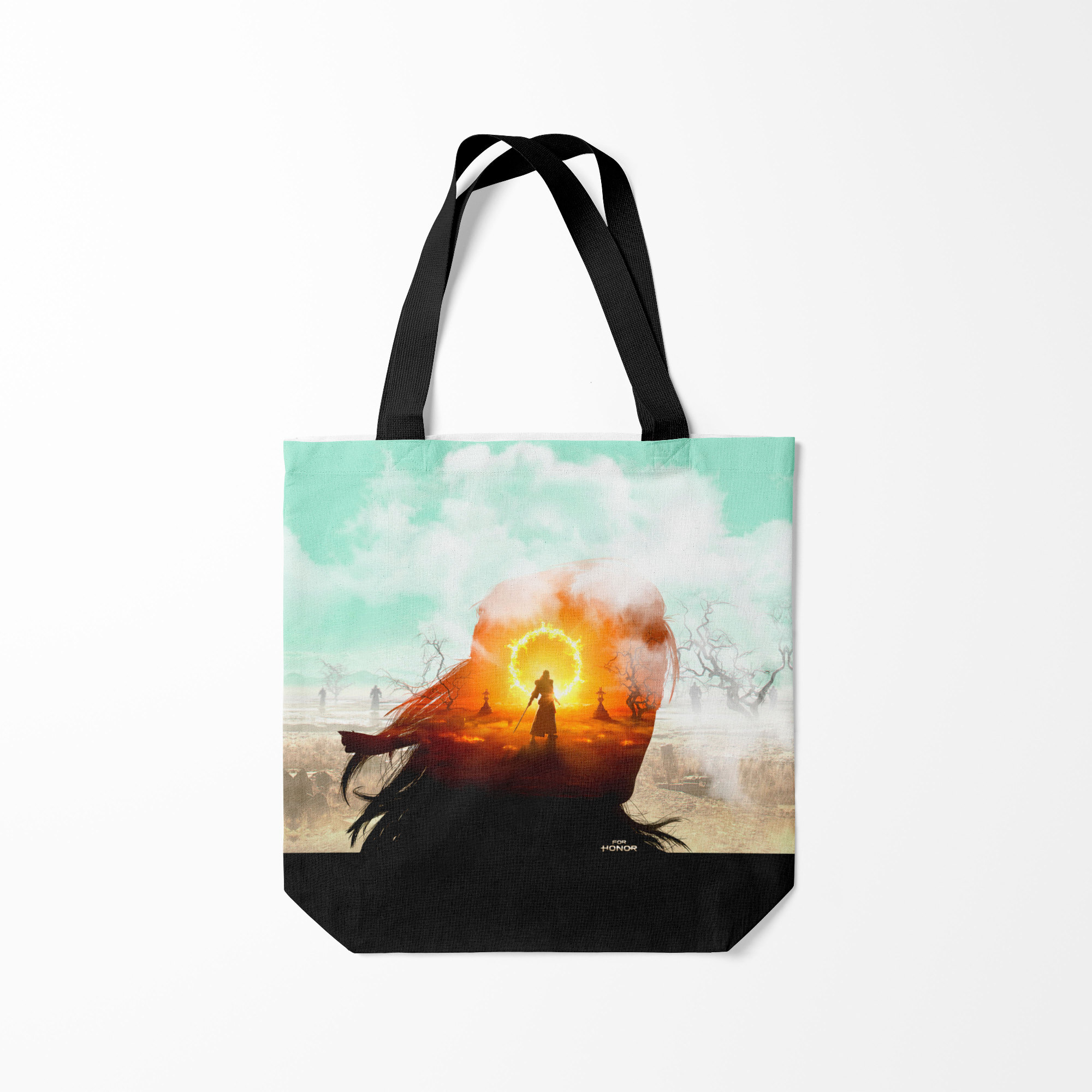 

Сумка шoппер унисекс Burnettie For Honor Mirage, черный; бирюзовый, For Honor Mirage