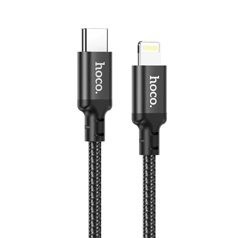 

Кабель Hoco X14 для Apple Lightning - Type-C 2m быстрая зарядка Power Delivery 20W