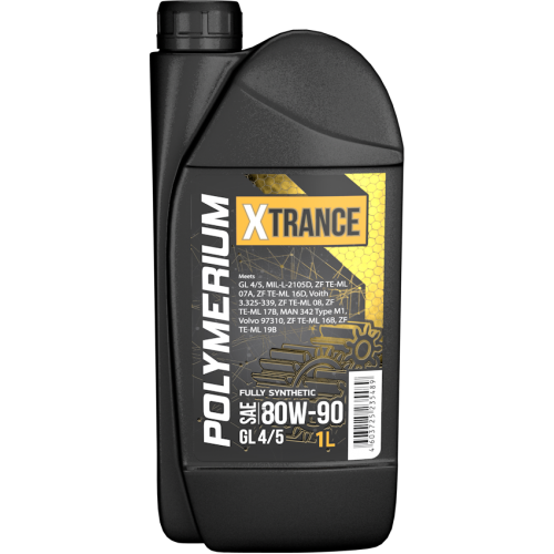 Трансмиссионное масло Polymerium X-TRANCE 80w-90 GL 4/5 1л. (plmxt80901)