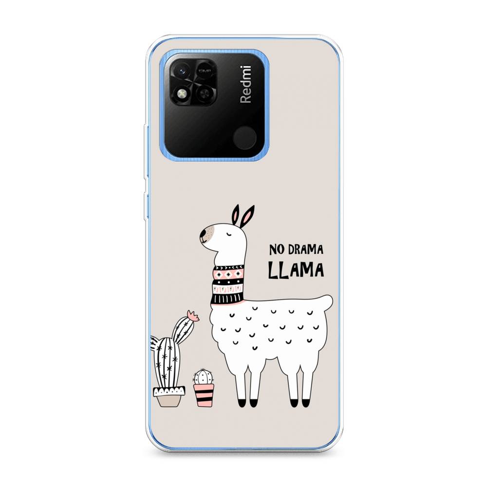 

Чехол Awog на Xiaomi Redmi 10A "No drama LLama", Разноцветный, 313950-2