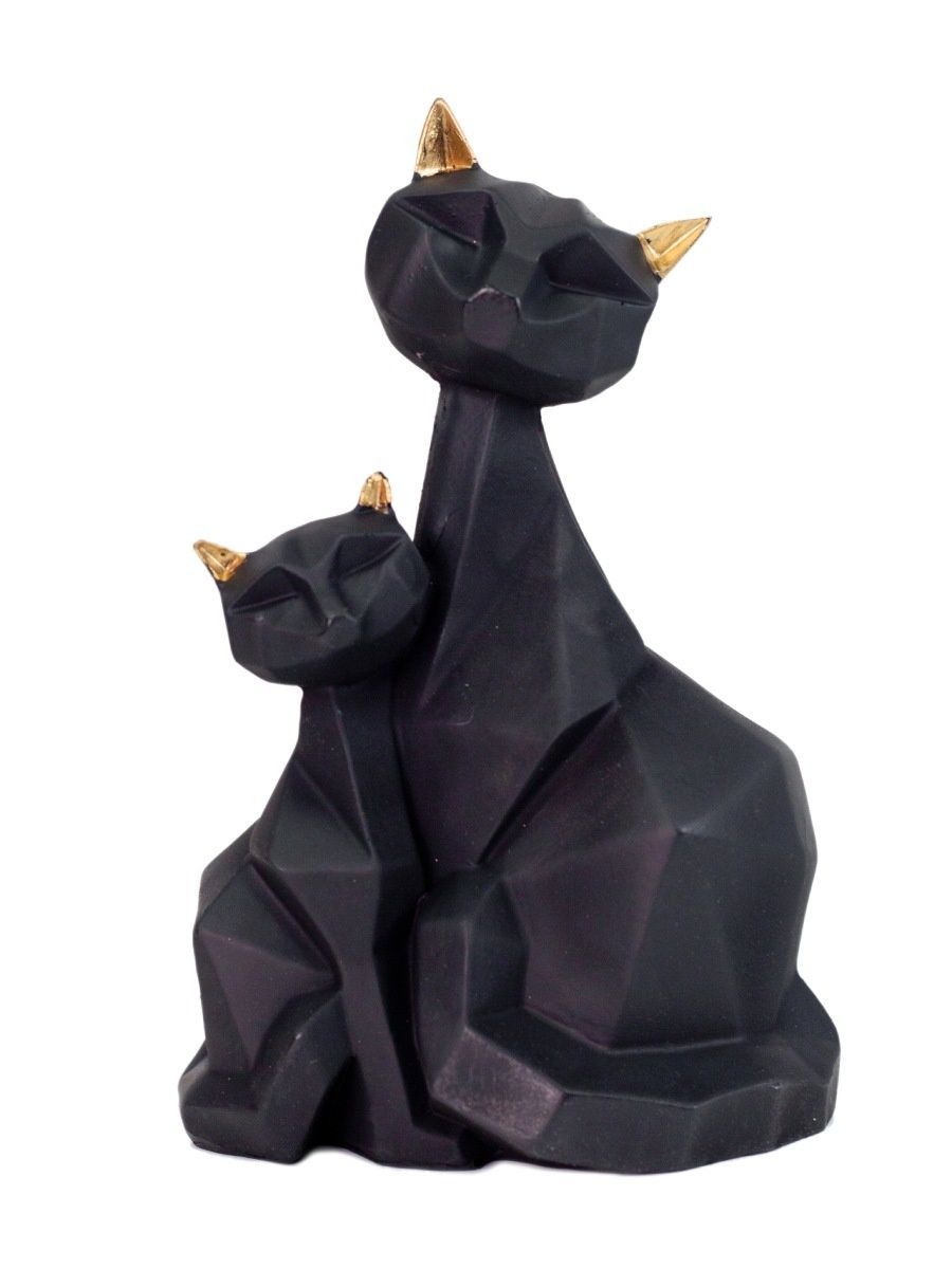 Статуэтка искусственный камень O.M.S. Collection котики C-4025-Bk