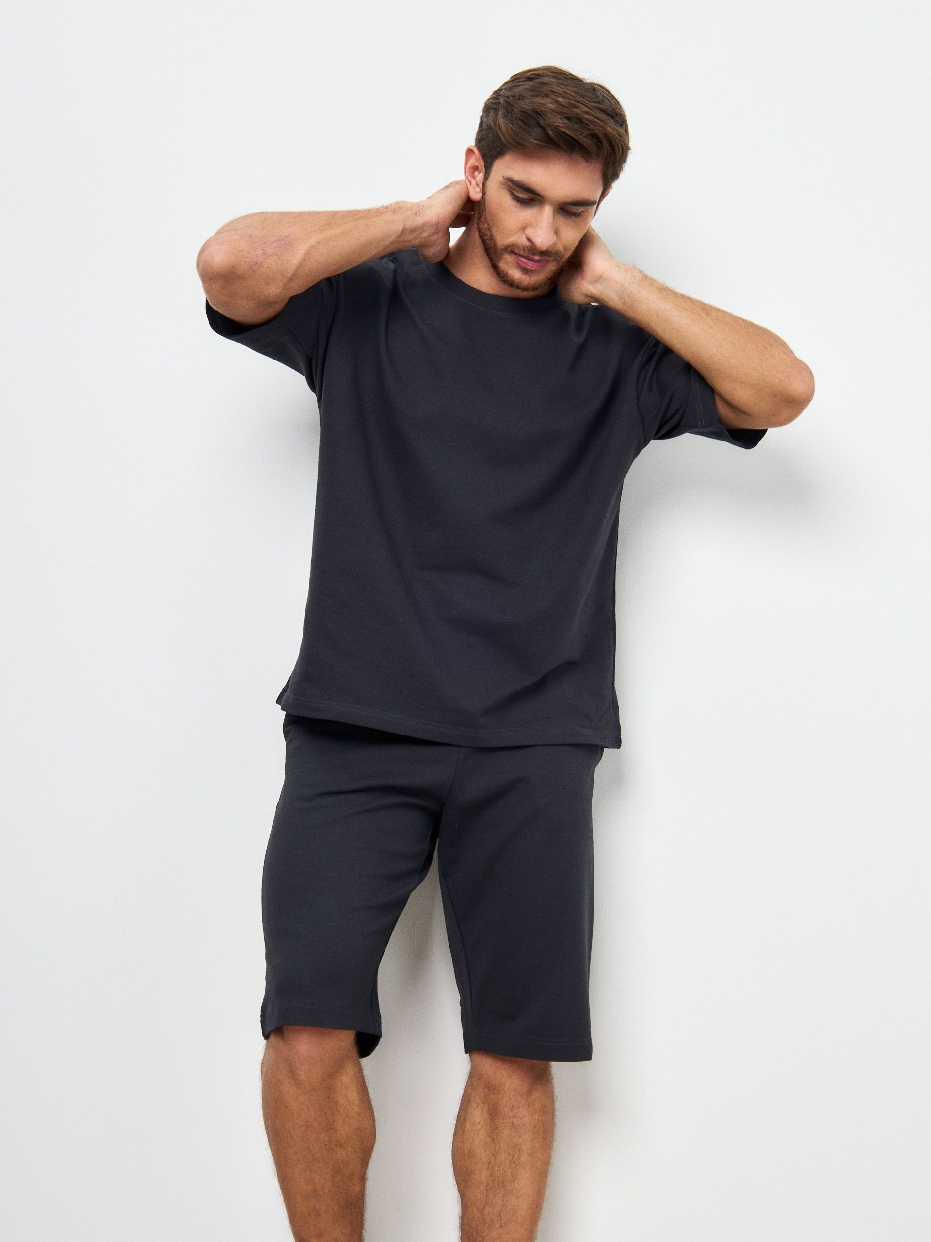 

Футболка мужская MOM №1 88-2151 серая 3XL, Серый, 88-2151