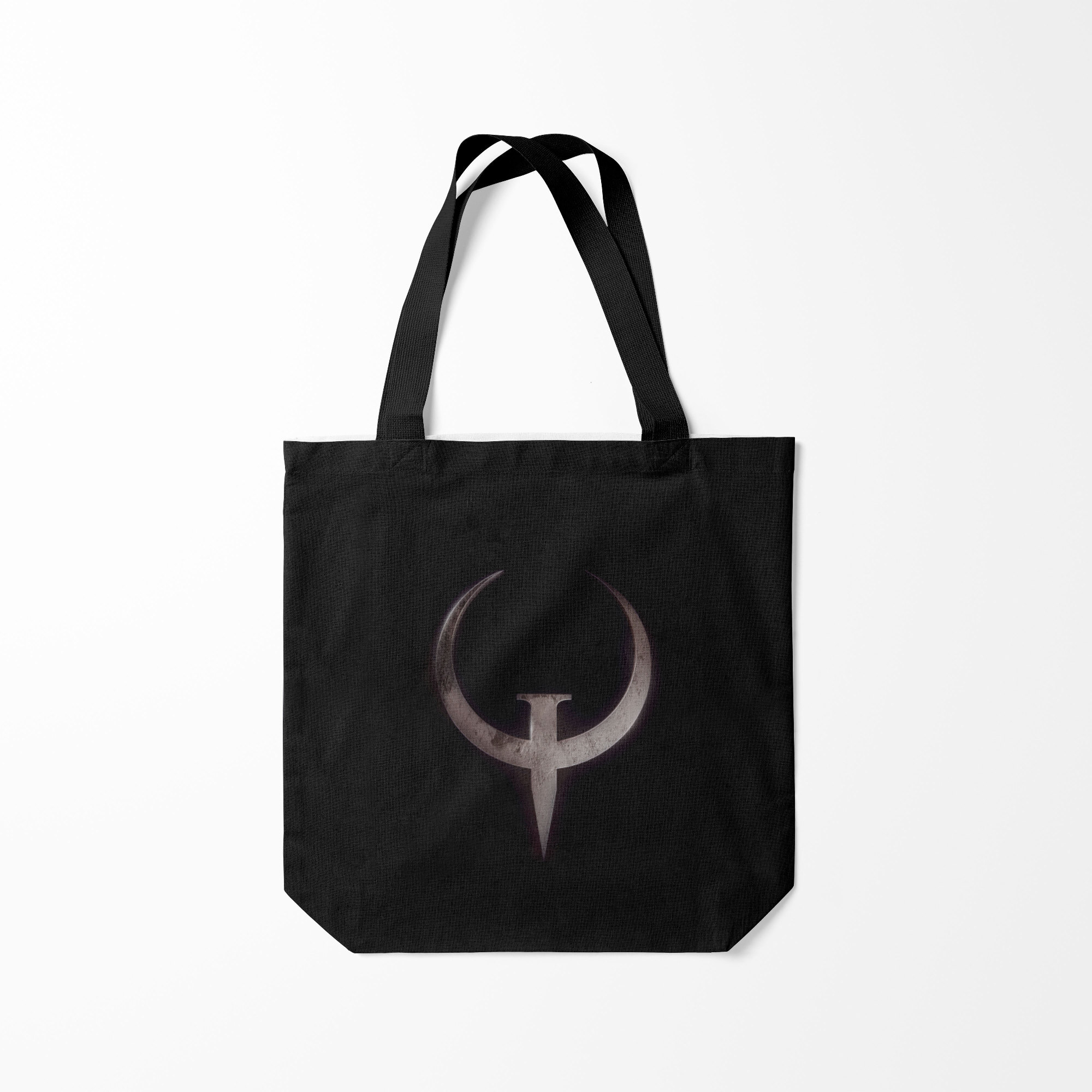 

Сумка шoппер унисекс Burnettie Quake champions, черный, Quake champions