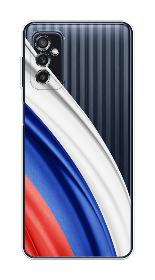 

Чехол на Samsung Galaxy M52 "Флаг России уголок", Белый;синий;красный;прозрачный, 2104350-1