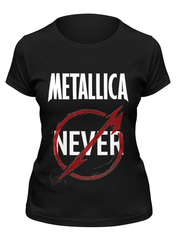 

Футболка женская Printio Metallica черная XL, Черный, Metallica
