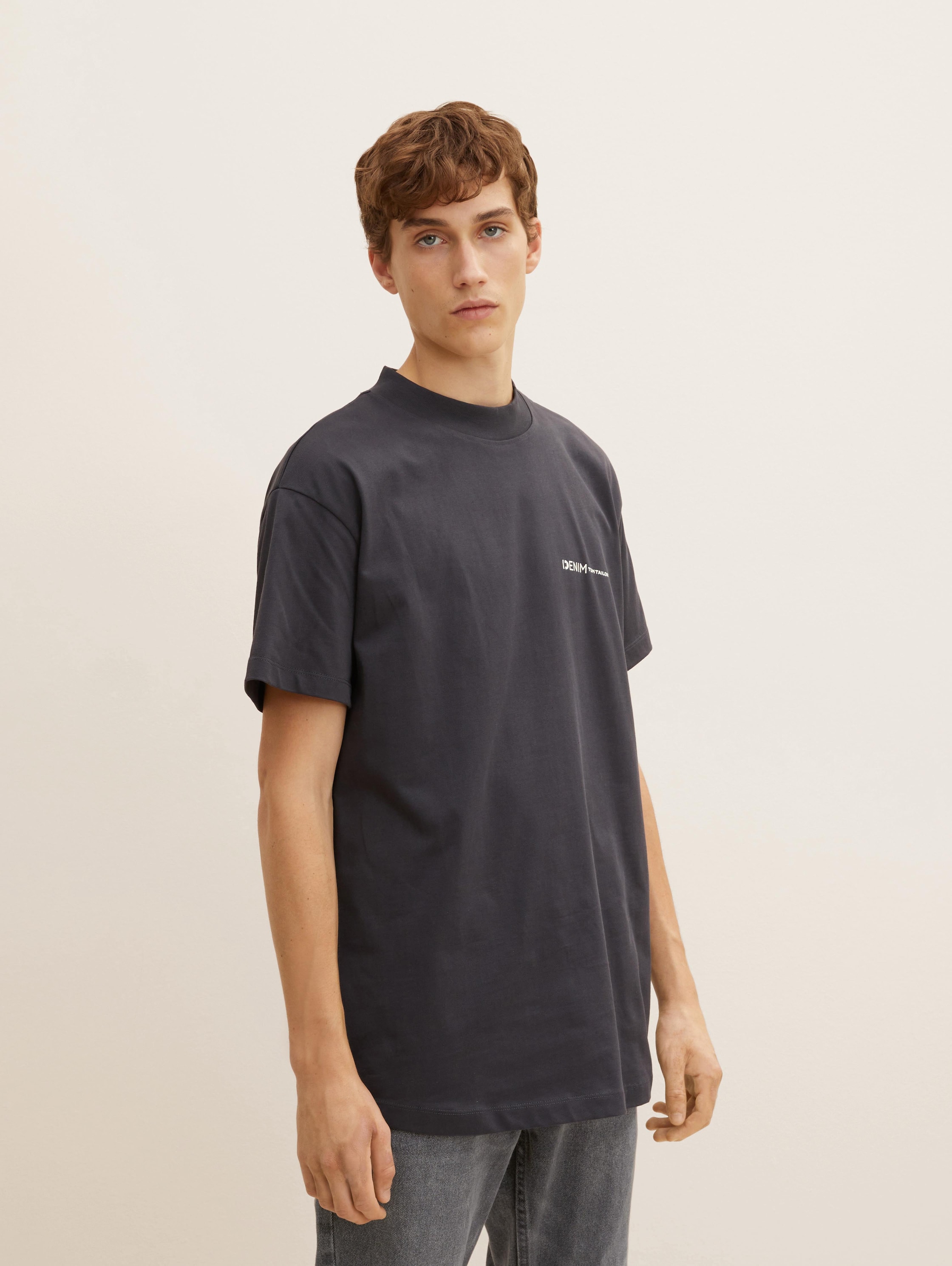 

Футболка мужская TOM TAILOR 1033028 серая 2XL, 1033028