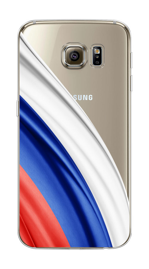 

Чехол на Samsung Galaxy S6 edge "Флаг России уголок", Белый;синий;красный;прозрачный, 24450-1