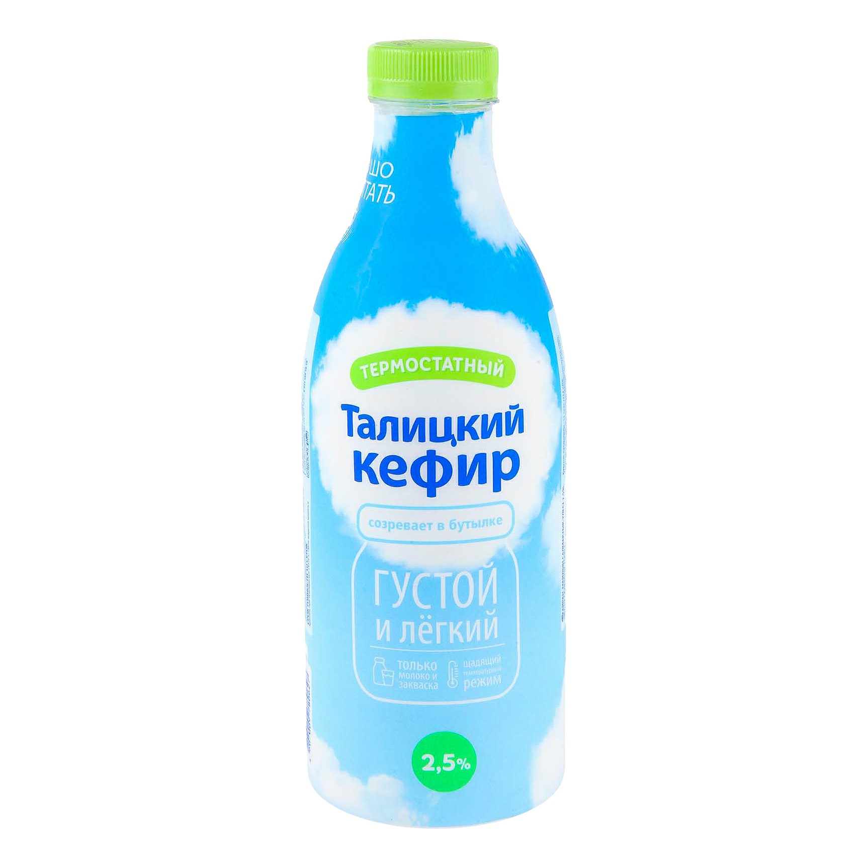 

Кефир Талицкий традиционный 2,5% бзмж 1 л