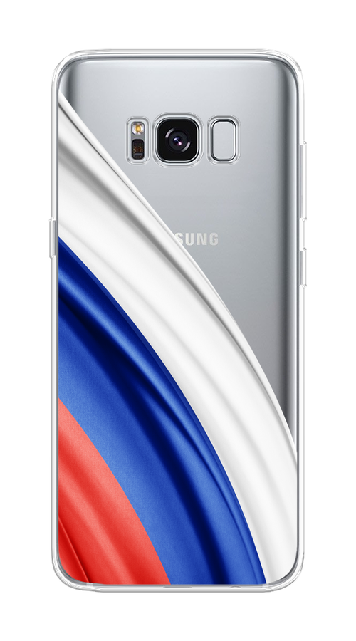 

Чехол на Samsung Galaxy S8 "Флаг России уголок", Белый;синий;красный;прозрачный, 24750-1