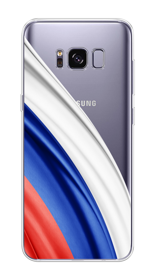 

Чехол на Samsung Galaxy S8 Plus "Флаг России уголок", Белый;синий;красный;прозрачный, 24850-1