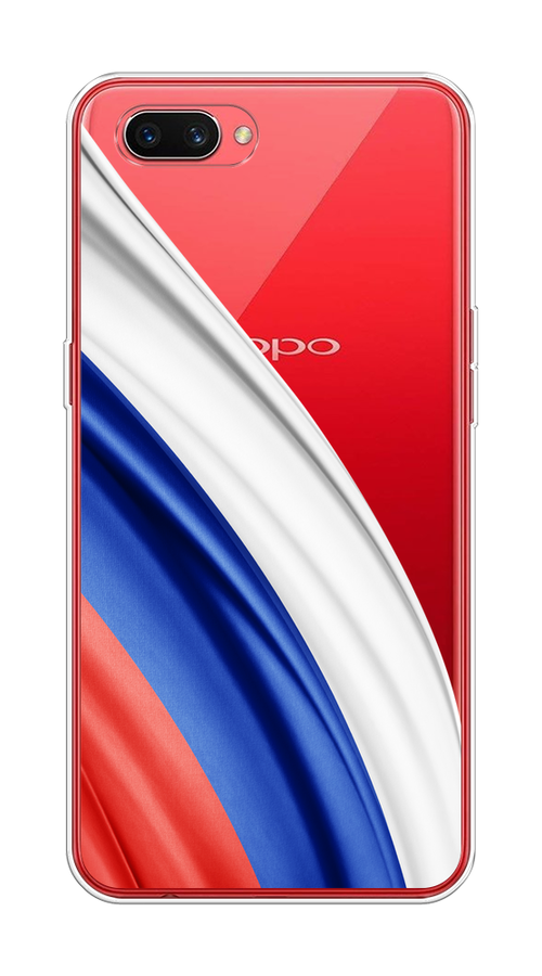 

Чехол на Oppo A3s "Флаг России уголок", Белый;синий;красный;прозрачный, 250650-1