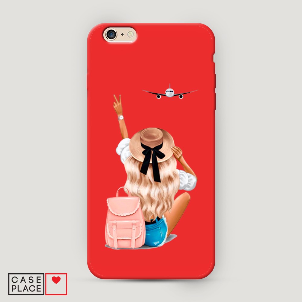 

Чехол Awog на Apple iPhone 6 Plus / Айфон 6 Plus "Автостопом самолетом", Разноцветный, 10553-1