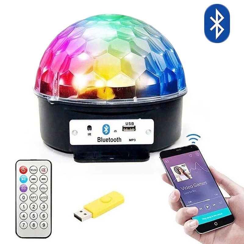 

Светодиодный диско-шар Led Crystal Magic Ball Light