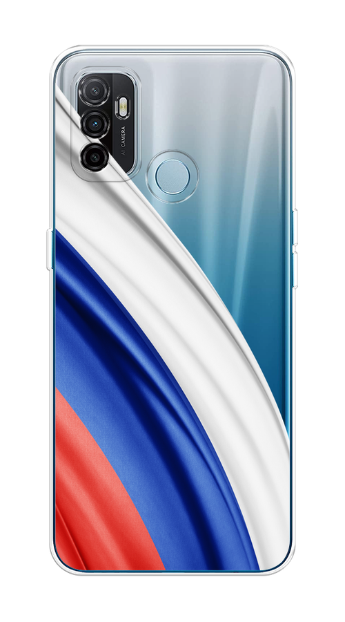 

Чехол на Oppo A53 "Флаг России уголок", Белый;синий;красный;прозрачный, 254350-1