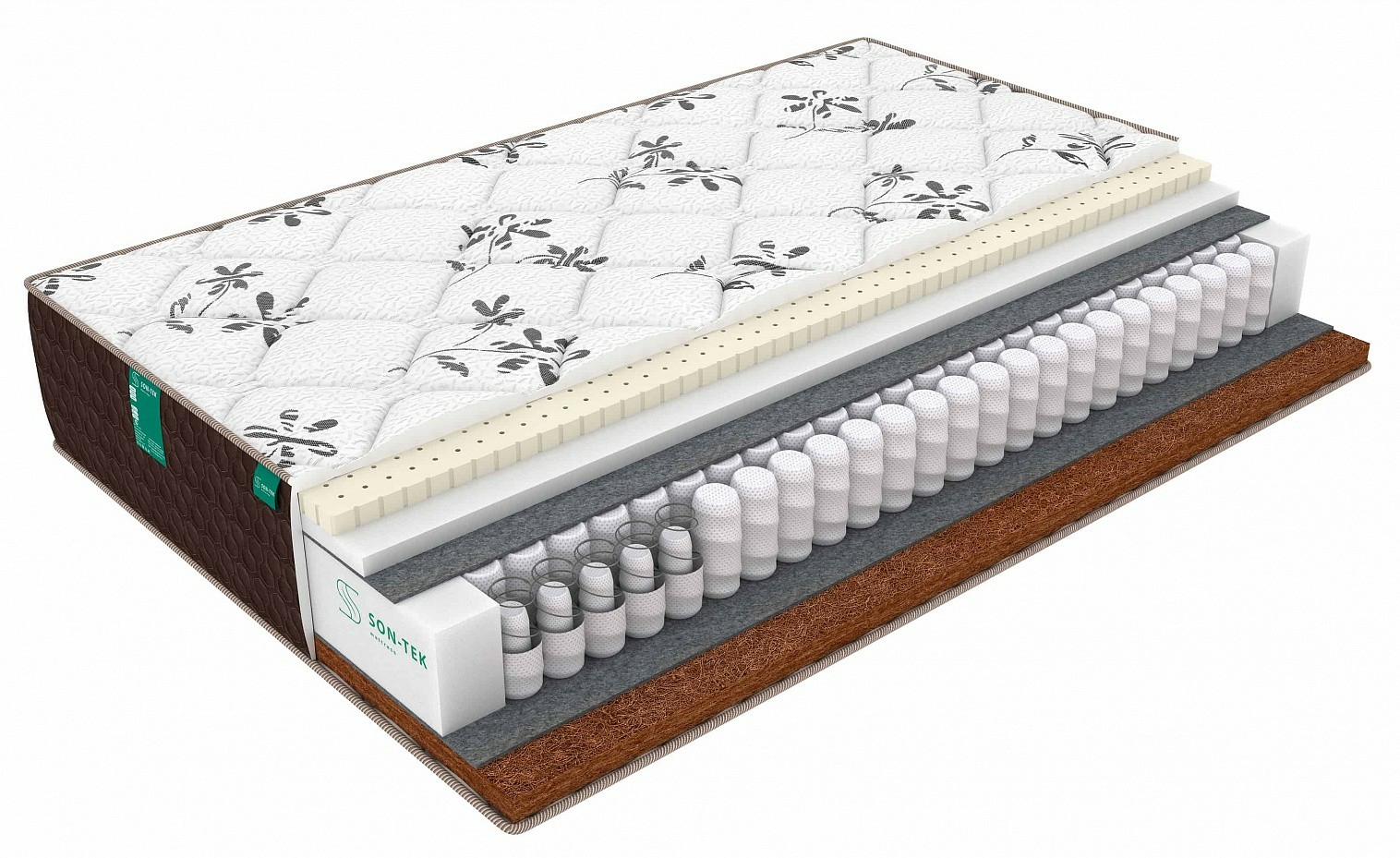 фото Матрас sleeptek duplex latexnorma cocos 140х195