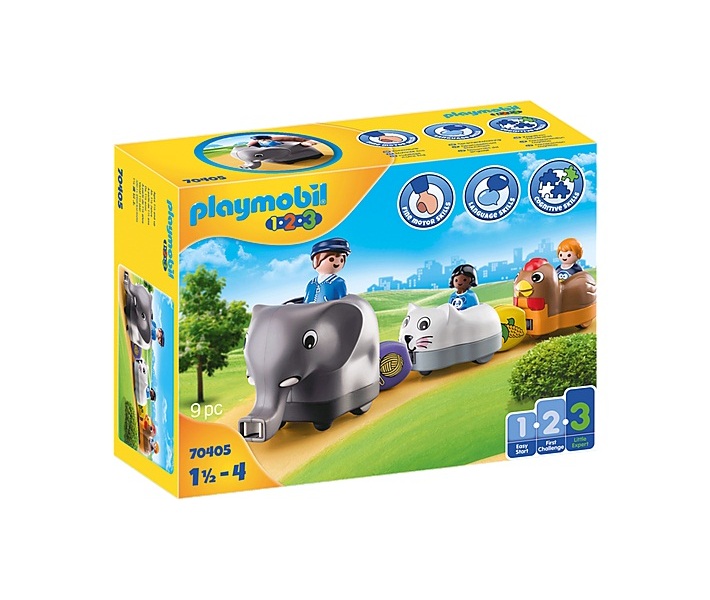 фото Конструктор playmobil поезд животных 70405