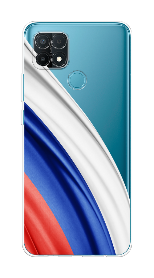 

Чехол на Oppo A15/A15s "Флаг России уголок", Белый;синий;красный;прозрачный, 254750-1