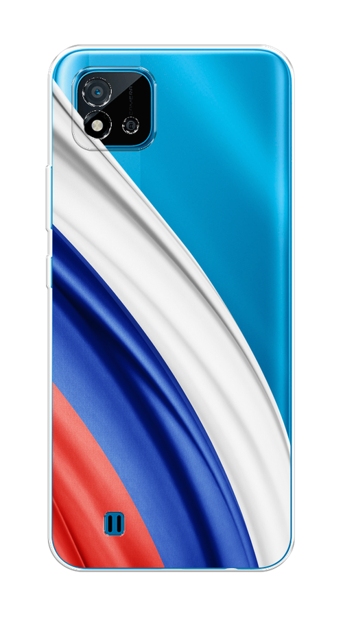 

Чехол на Oppo Realme C20 "Флаг России уголок", Белый;синий;красный;прозрачный, 254850-1