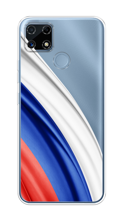 

Чехол на Oppo Realme C25/C25s "Флаг России уголок", Белый;синий;красный;прозрачный, 257450-1