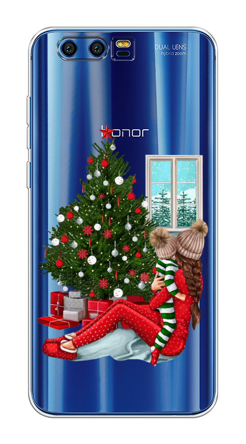 

Чехол на Honor 9 "Новый год с мамой", Красный;зеленый;голубой, 62450-6