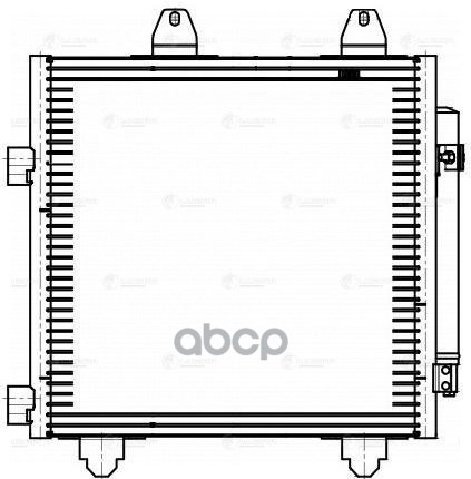 фото Радиатор кондиц. для а/м peugeot 107 (05-)/citroen c1 (05-)/toyota aygo (05-) (lrac 2017) luzar