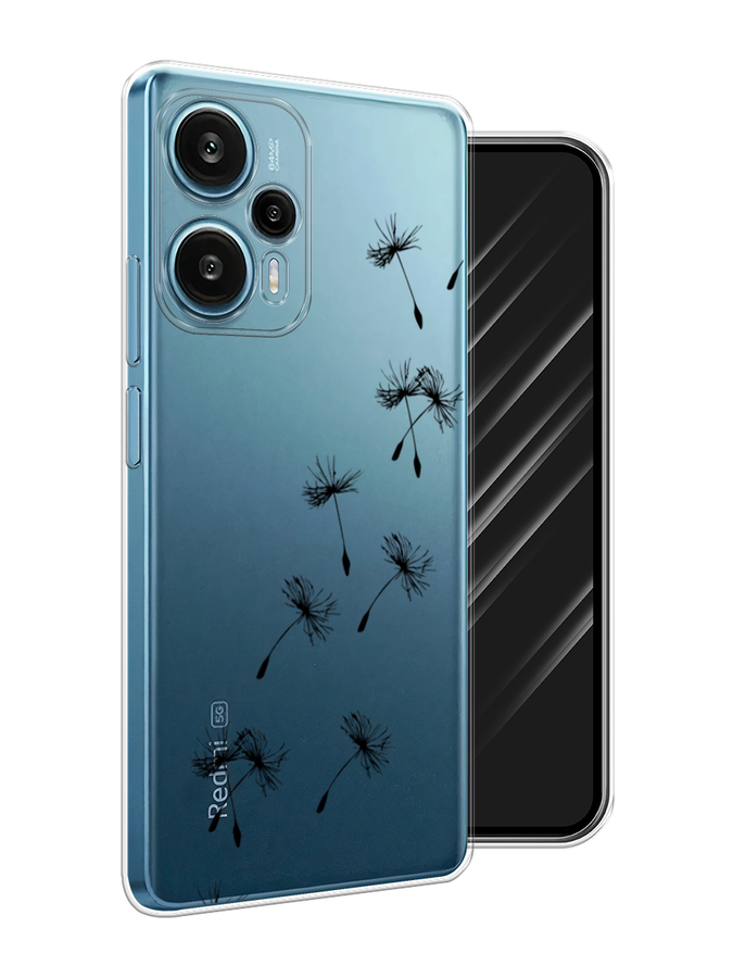 

Чехол Awog на Xiaomi Redmi Note 12 Turbo, Poco F5 "Летящие одуванчики", Черный, 318750-1