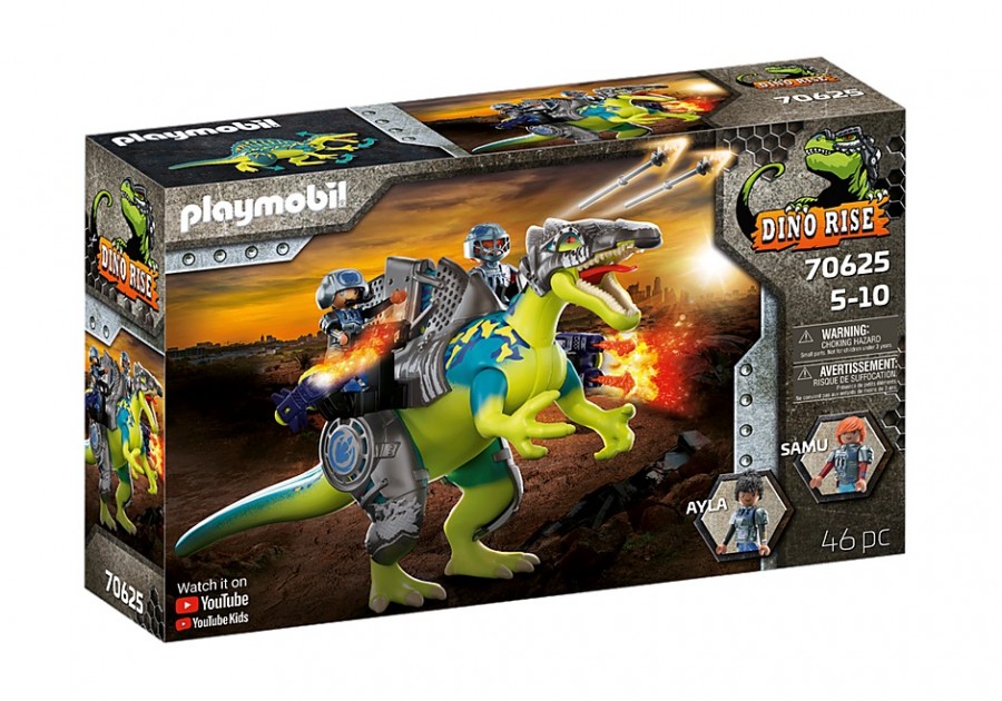 Конструктор Playmobil Спинозавр. Двойная защита 70625