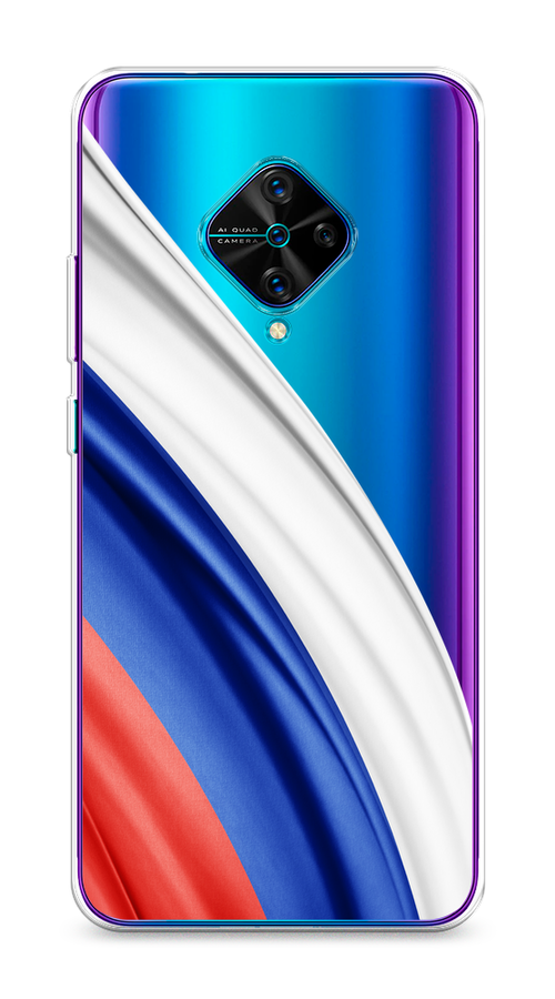 

Чехол на Vivo V17/Y9s "Флаг России уголок", Белый;синий;красный;прозрачный, 262450-1