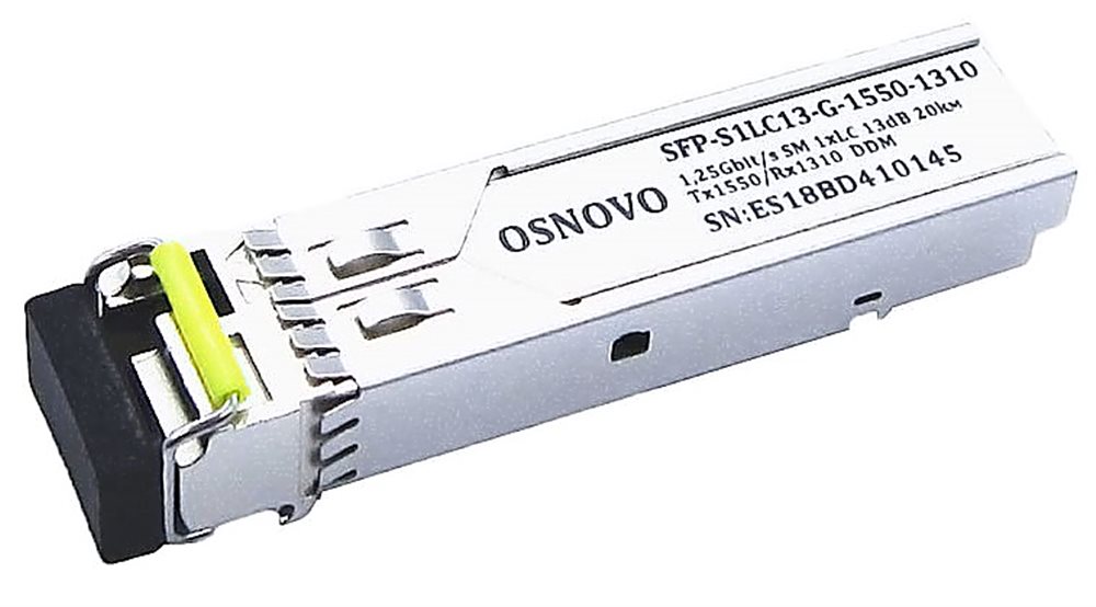 фото Sfp-модуль osnovo sfp-s1lc13-g-1550-1310