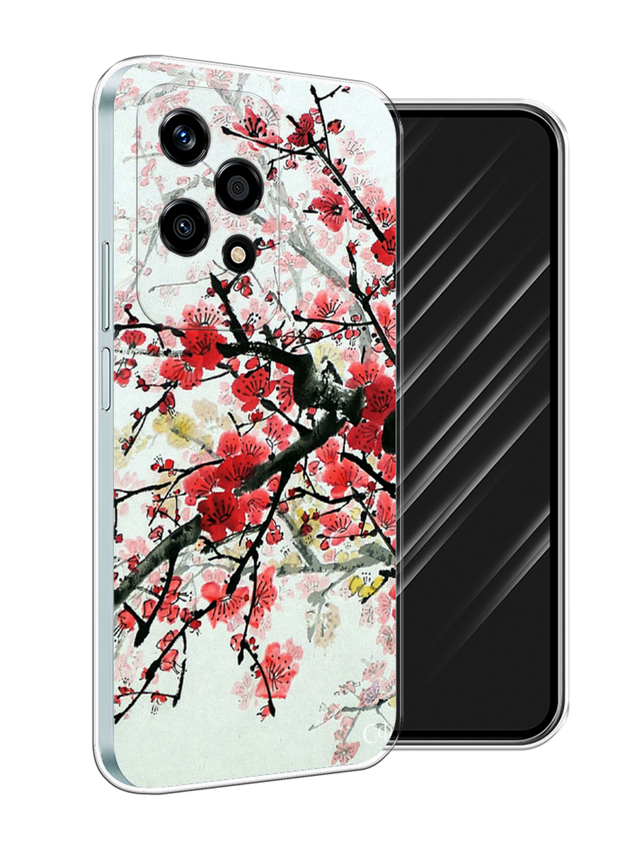

Чехол Awog на Honor 200 Lite "Сакура", Розовый;черный, 6124650-1