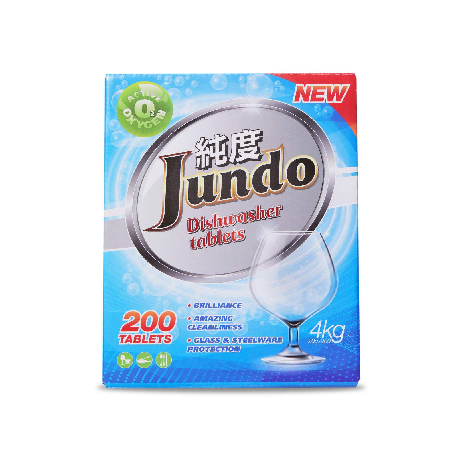 

Таблетки для посудомоечных машин Jundo Active Oxygen 80404159, Active Oxygen