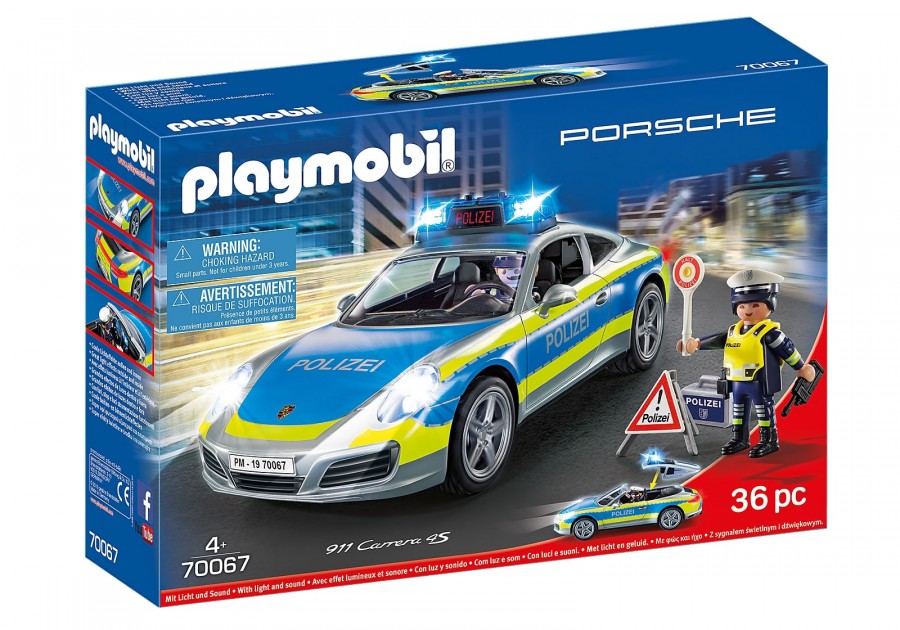 

Конструктор Playmobil Полицейский Porsche 911 Carrera 4S 70067