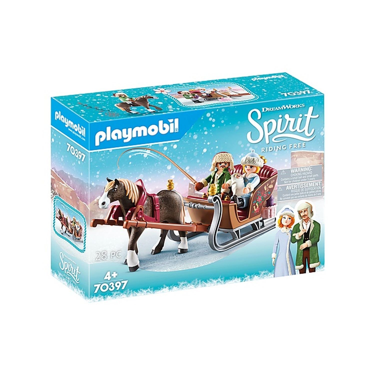 

Конструктор Playmobil Зимние сани 70397