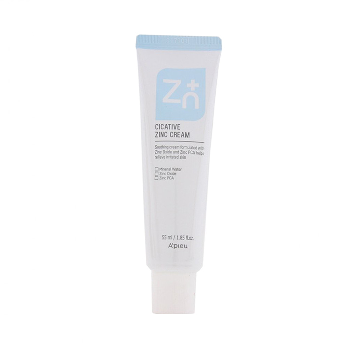 Крем для лица с цинком A’Pieu Cicative Zinc Cream, 55 мл medical collagene 3d лосьон для лица с цинком boltushka lotion with zinc 100 0