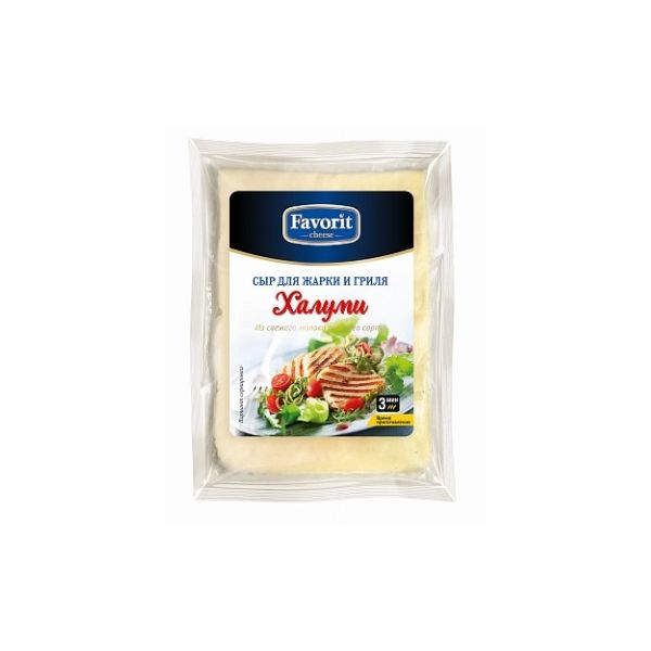 

Сыр мягкий Favorit Cheese Халуми для жарки и гриля 45%, 200 г