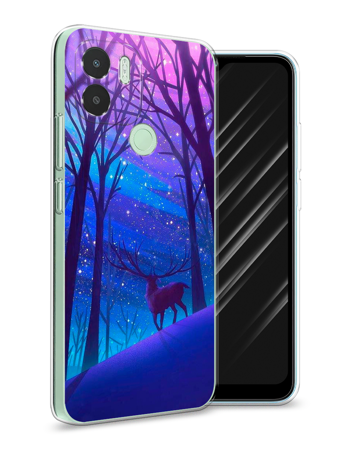 

Чехол Awog на Xiaomi Redmi A1+/Redmi A2+, Poco C51/C50 "Северный олень", Фиолетовый;голубой;синий, 319450-1