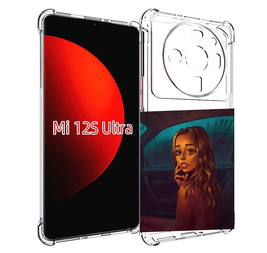 

Чехол MyPads пуп-невесты женский для Xiaomi 12S Ultra, Прозрачный, Tocco