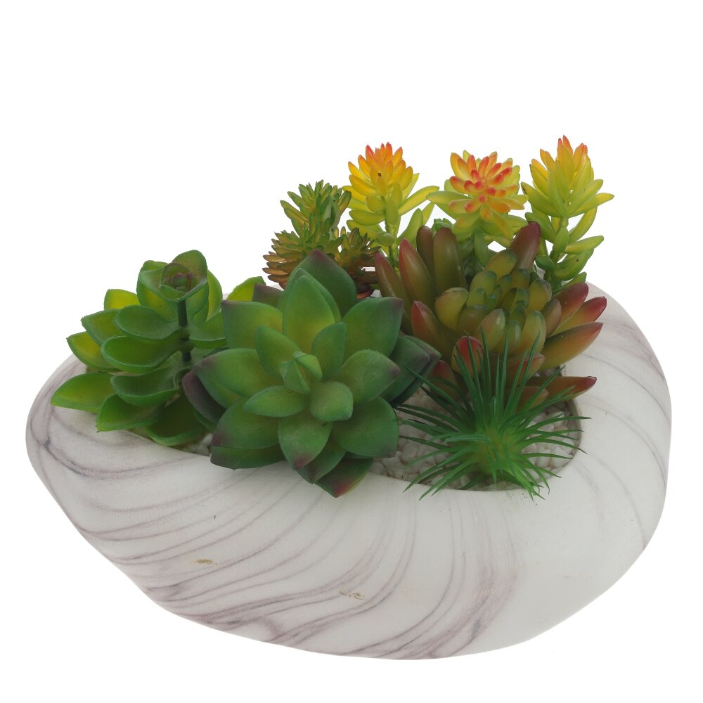 

Композиция из искусственных цветов 20x16x12 см 784203, Зеленый