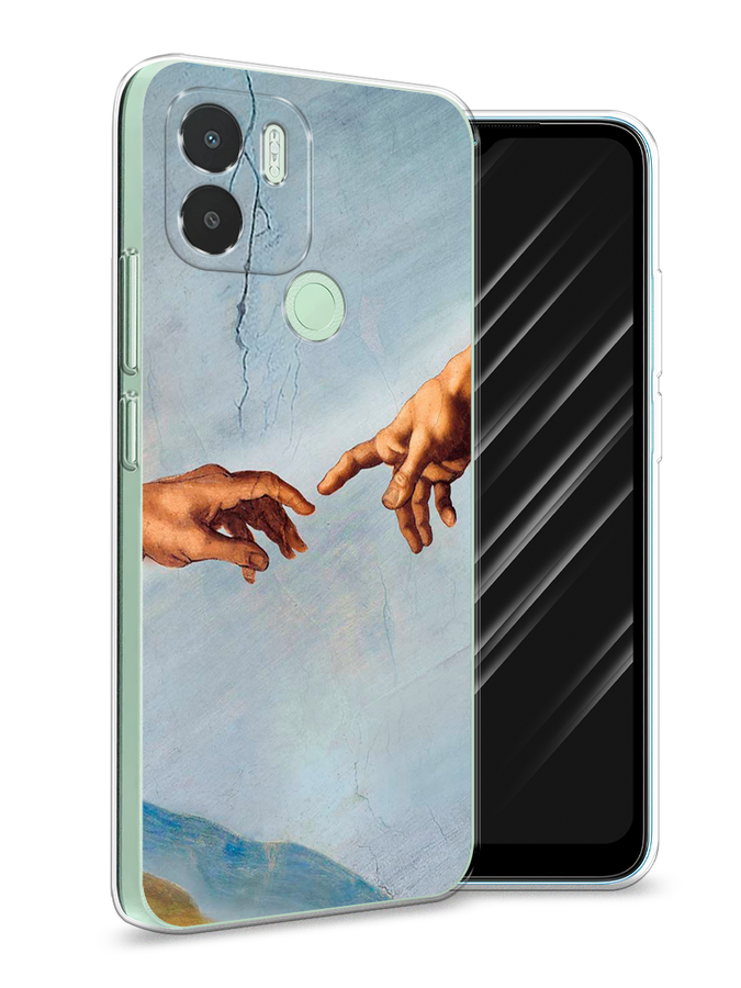 

Чехол Awog на Xiaomi Redmi A1+/Redmi A2+, Poco C51/C50 "Сотворение Адама", Голубой;коричневый;серый, 319450-1