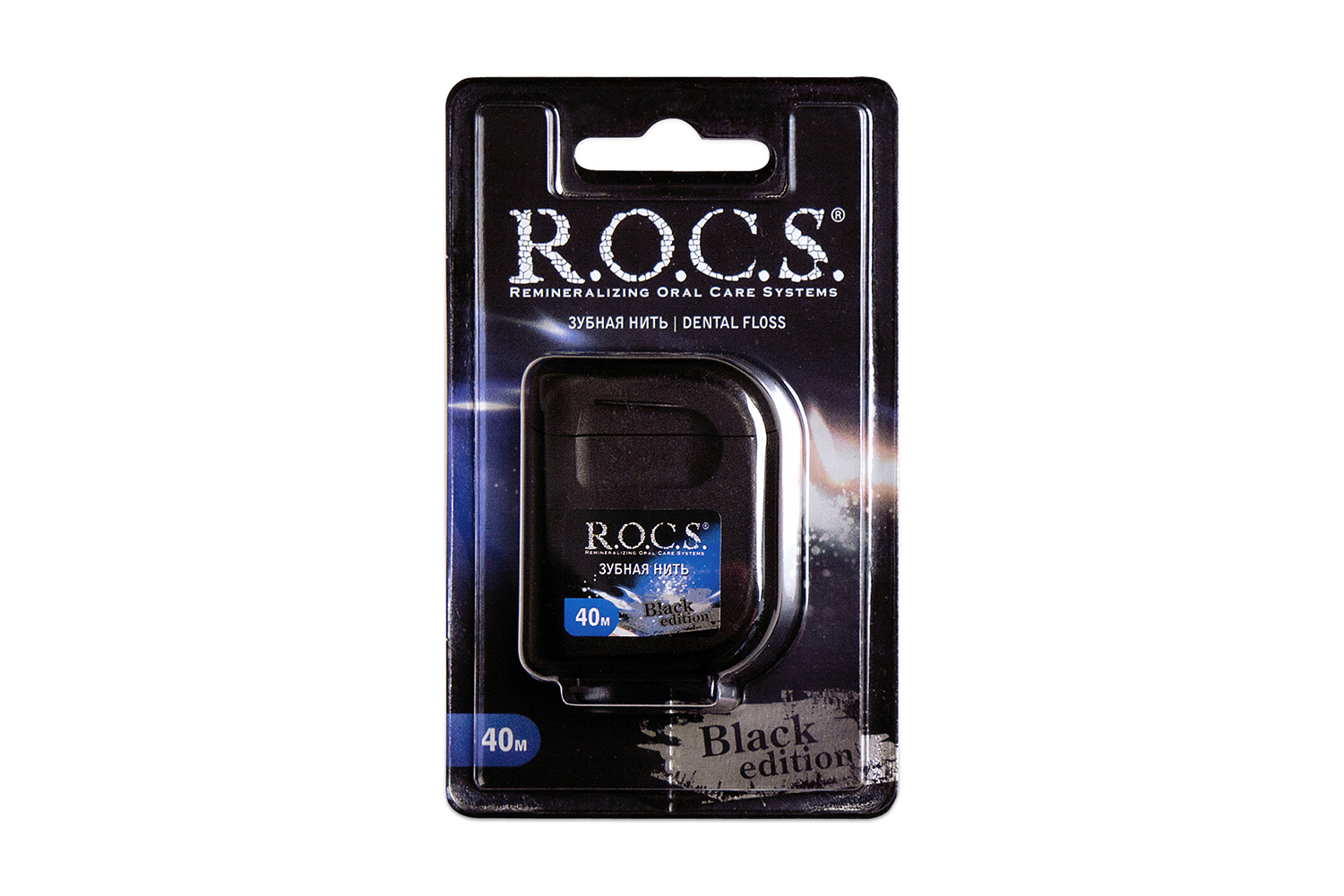 

Зубная нить R.O.C.S. Black Edition 80428152, Black Edition