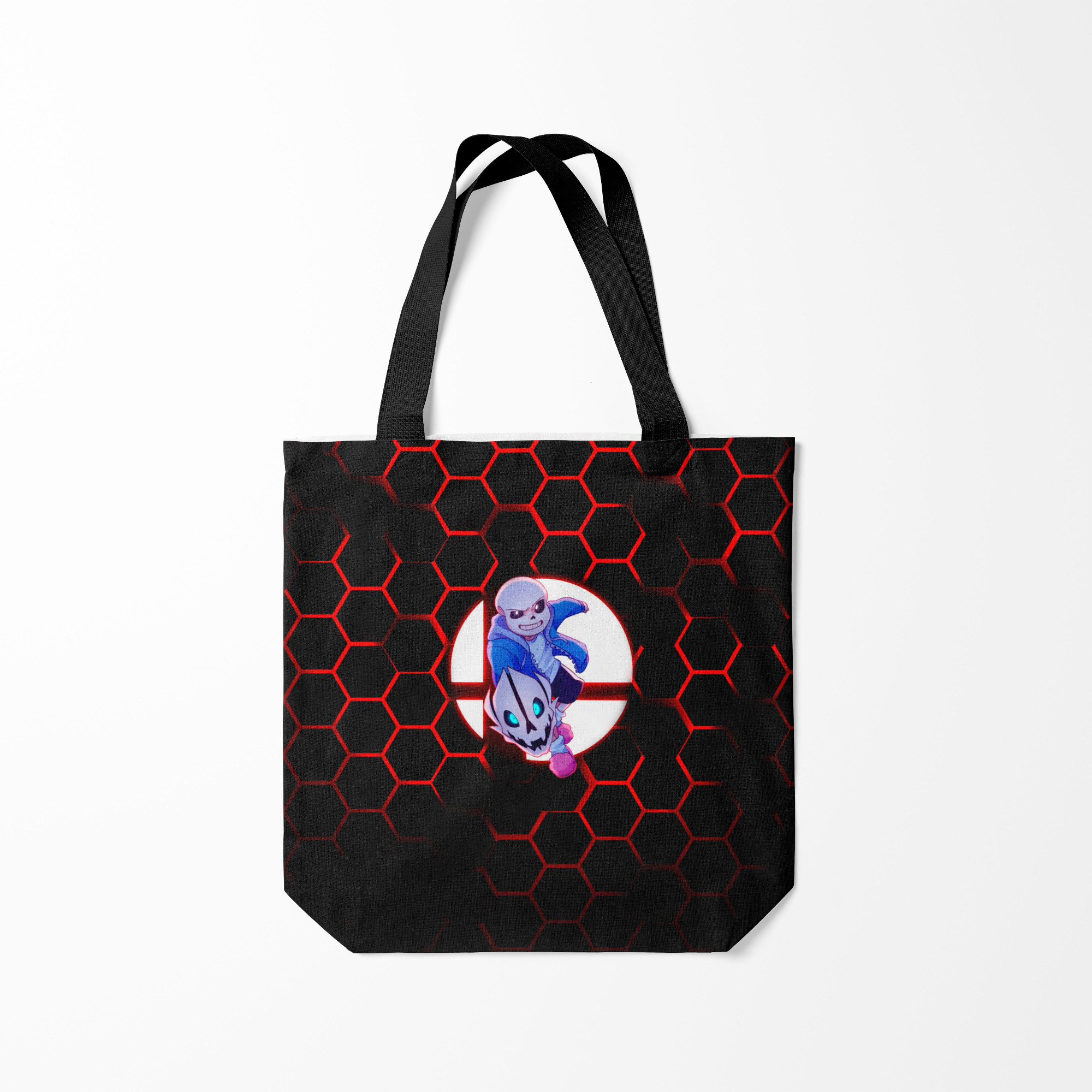 

Сумка шoппер унисекс Burnettie Sans Hexagon, черный, Sans Hexagon