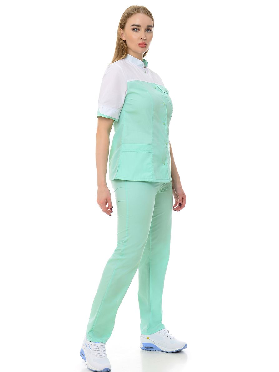 фото Костюм медицинский женский medicalwear марго 107 зеленый 38 ru