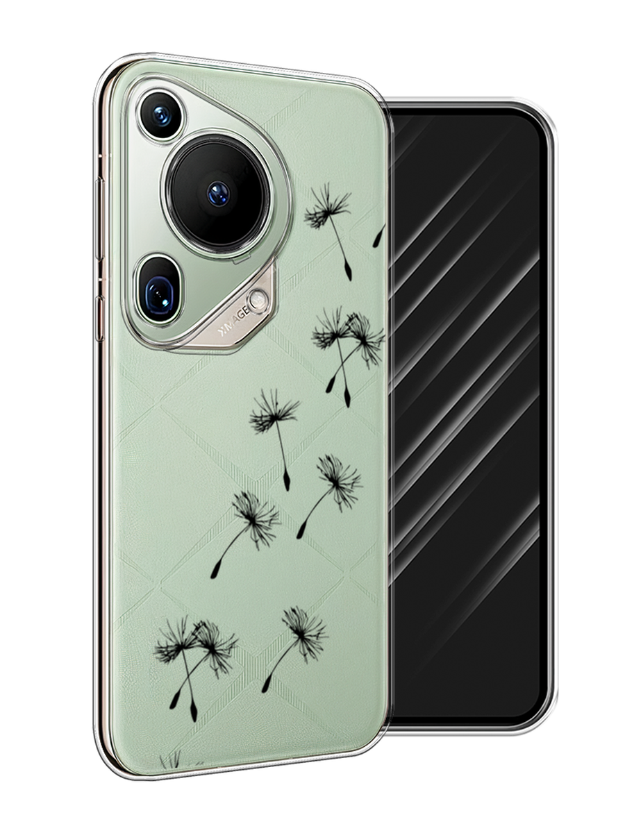

Чехол Awog на Huawei Pura 70 Ultra "Летящие одуванчики", Черный, 6124550-1
