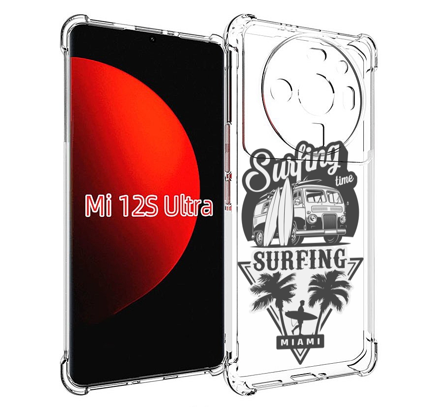 

Чехол MyPads путешествие-на-фургочике для Xiaomi 12S Ultra, Прозрачный, Tocco