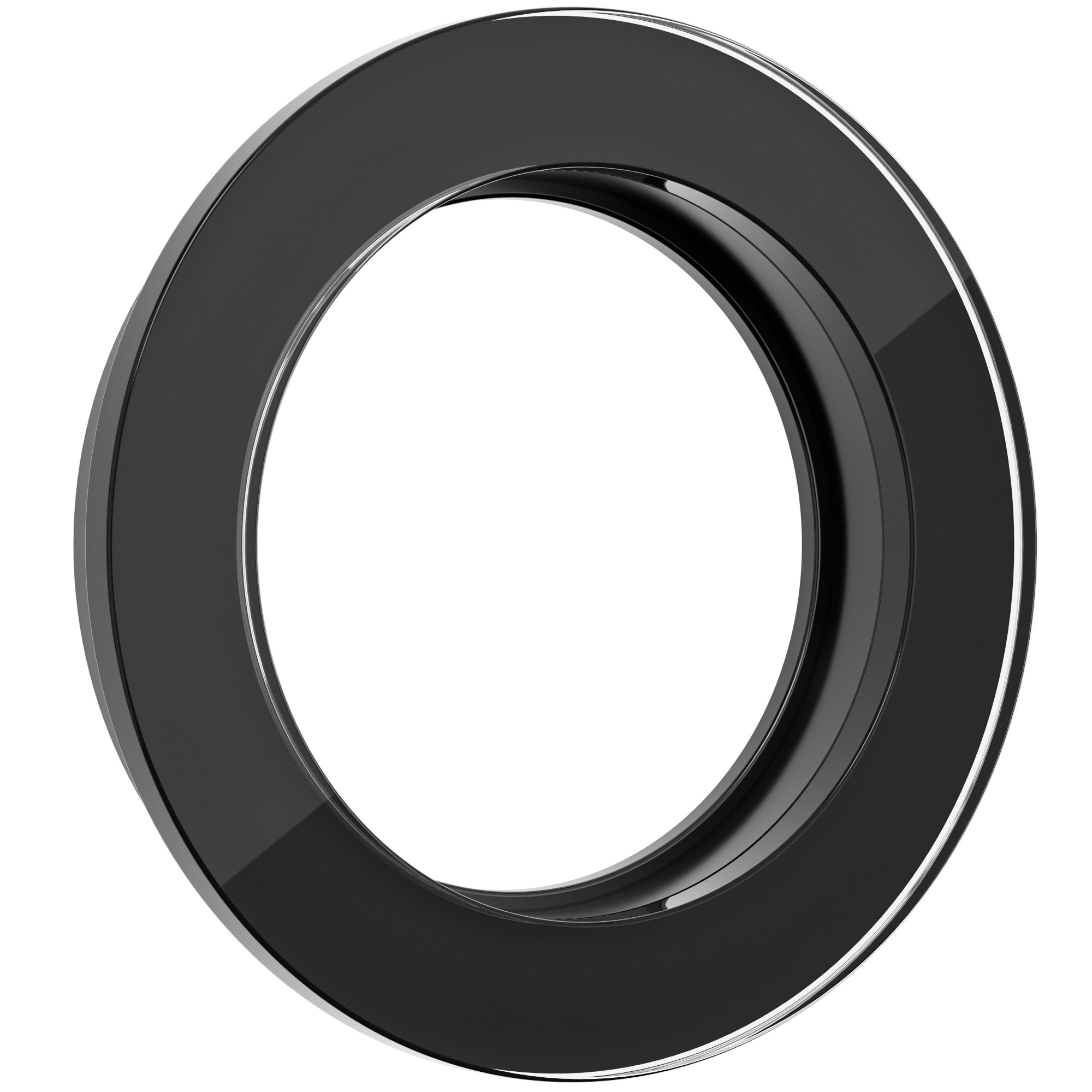 Рамка для механизмов Ретро круглая на 1 пост Werkel W0015108 Favorit Runda черный стекло