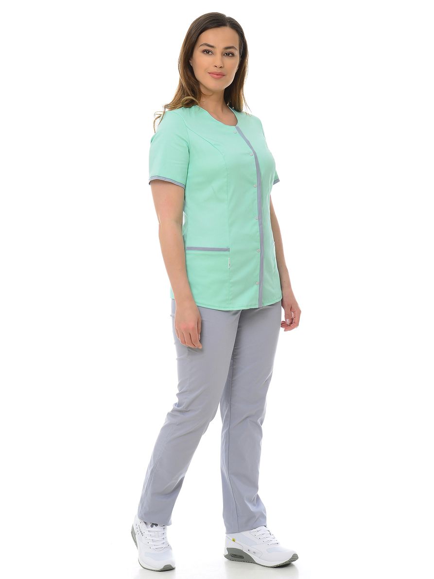 фото Костюм медицинский женский medicalwear эвелина 106 зеленый 40 ru