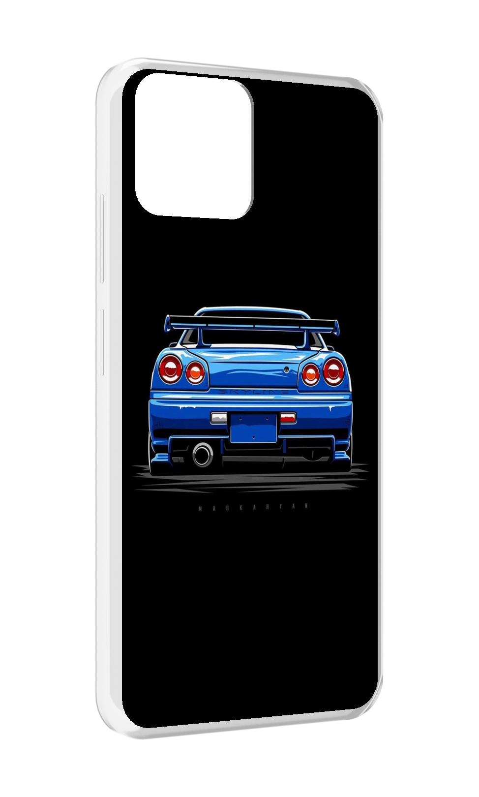 

Чехол MyPads Машина-синяя мужской для Blackview A95, Прозрачный, Tocco