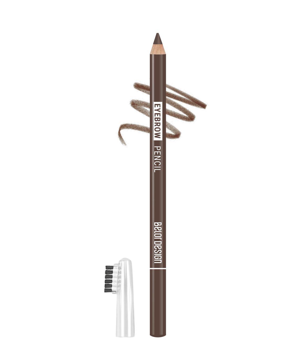 Карандаш для бровей Belor design Party тон 104 коричневый