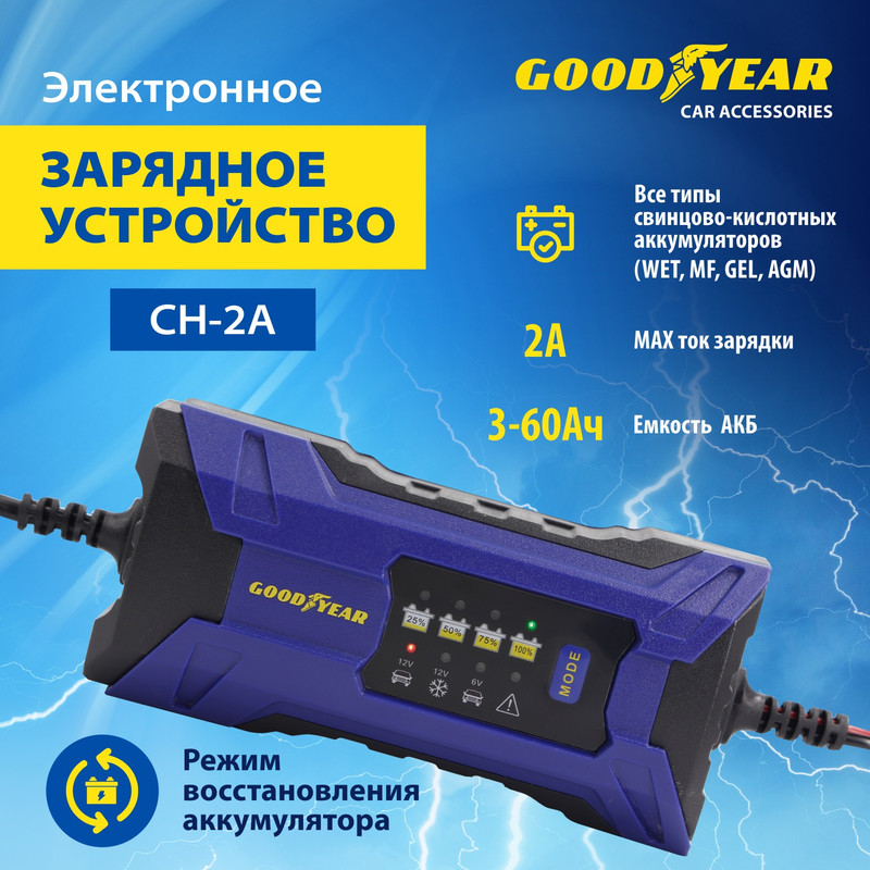 Электронное зарядное устройство Goodyear CH-2A