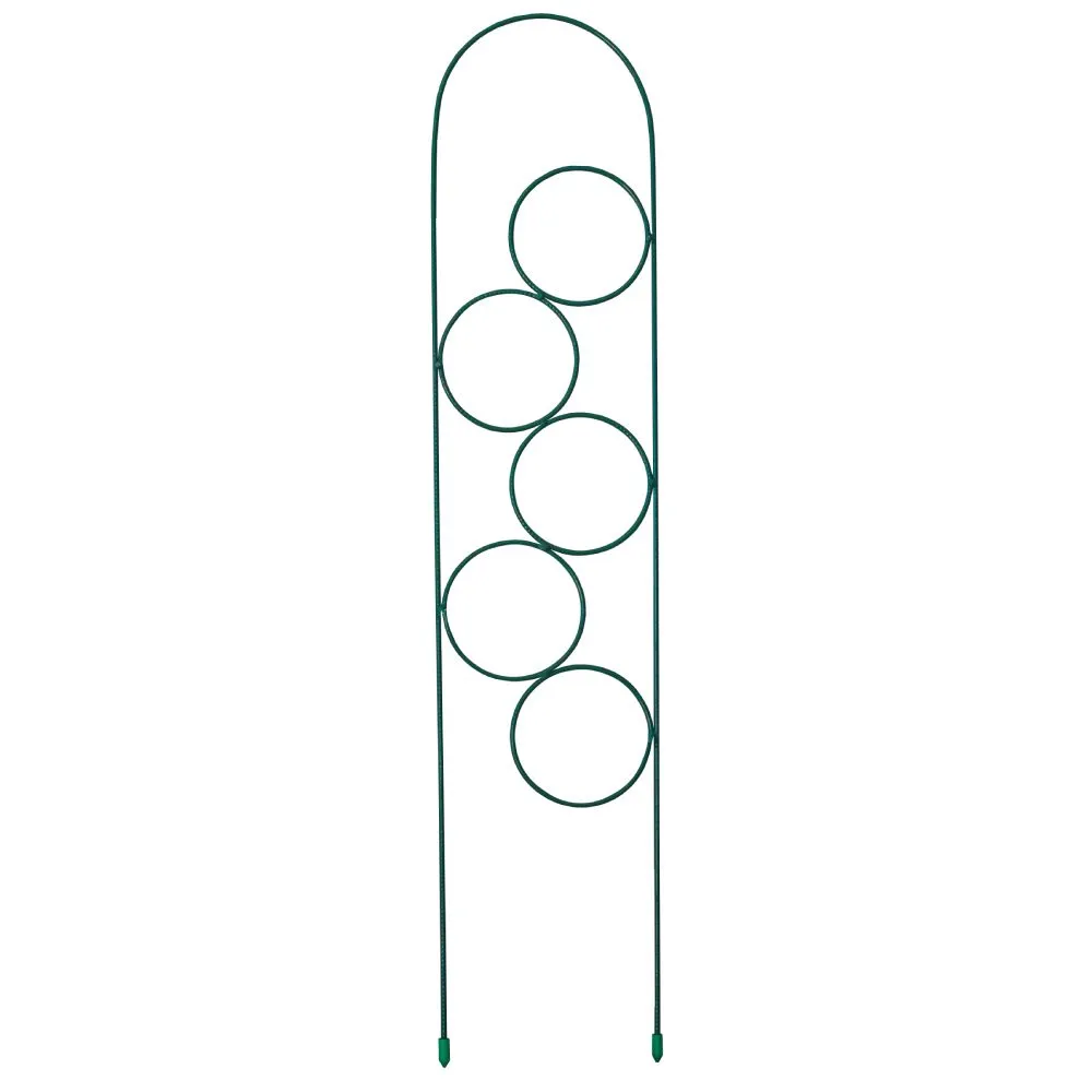 Шпалера садовая для вьющихся растений LOTOS Мини-Кольцо 70 см, металл, зеленая